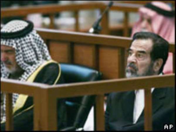 Prosecutors have called for Saddam Hussein's execution