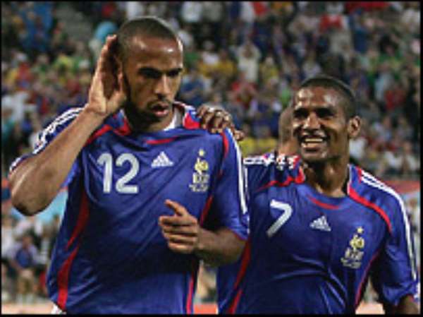 Henry's second-half strike made the game safe for France