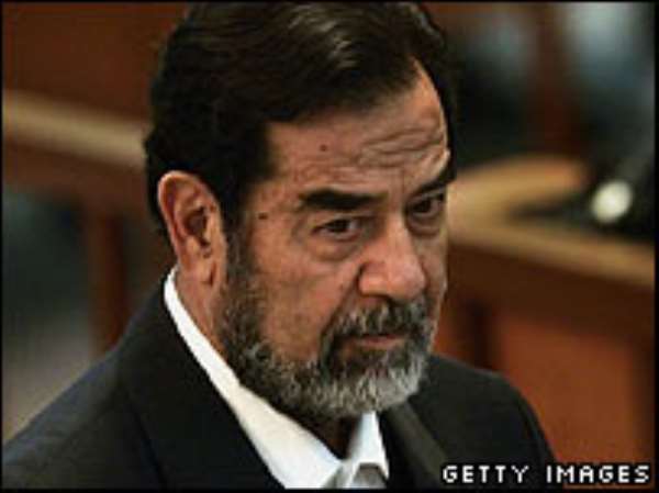 The US said Saddam Hussein was hanged after a