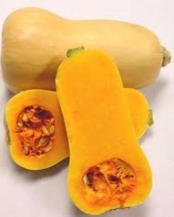 Twenty-four metric tons of butternut squash ready for export to the U.K