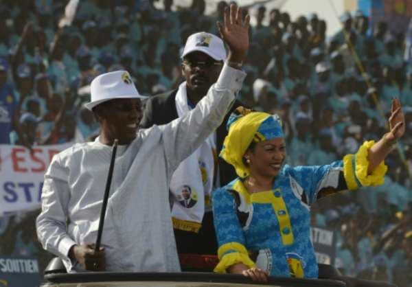 Chad's incumbent president Idriss Deby Itno (left) is set for a fifth term after winning 61.56 percent of the vote in the April 10 presidential election. By Issouf Sanogo (AFP/File)