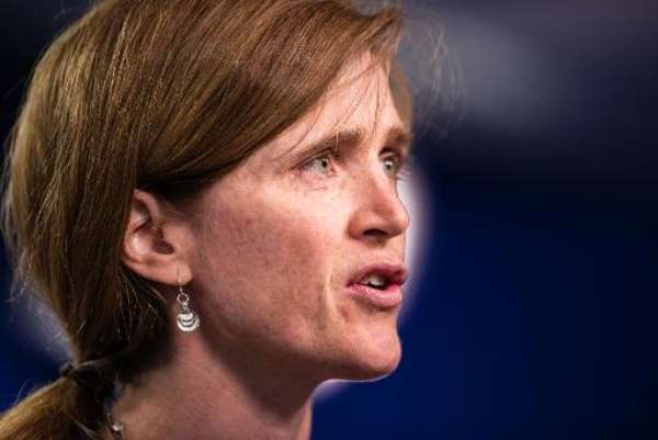 US Permanent Representative to the United Nations Ambassador Samantha Power on September 6, 2013 in Washington, DC. By Brendan Smialowski (AFP/File)