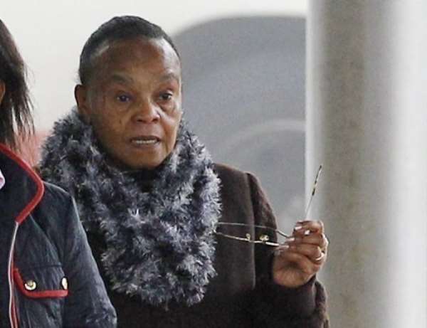 Yvonne Basebya, 65, arrives at the court house in The Hague, The Netherlands, on October 22. By Bas Czerwinski (AFP/ANP)