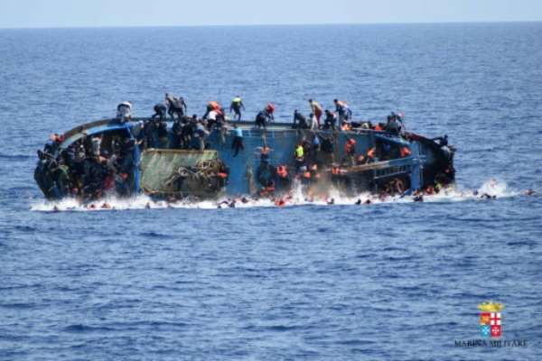 A Quick Note To Banksy - Who Apparently Finances Migrant Boats To Cross The Mediterranean Sea
