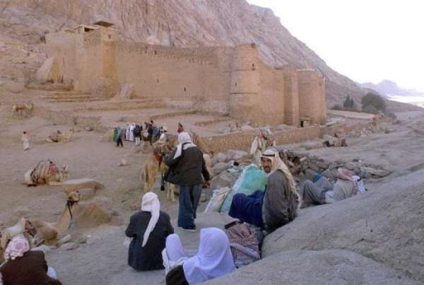 Masked gunmen had held up the tourists' bus as it left the historic monastery of St Catherine in Sinai. By Marwan Naamani (AFP/File)