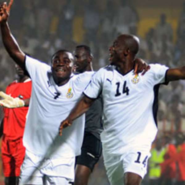 Amoah is joint top scorer for Ghana