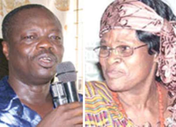 Gladys Asmah, Biney in a brawl… Over defeat of NPP