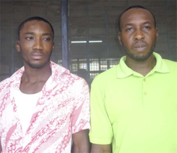 Abubakar (left) and Iddrisu
