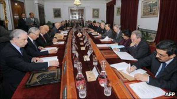 The interim government must arrange a date for future elections