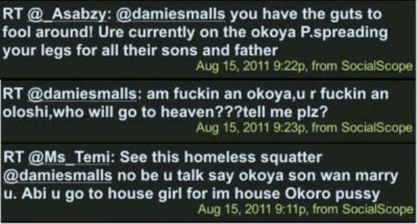 UNILAG GIRLS FIGHTS ON TWITTER,REVEALING THEIR DIRTY SECRETS