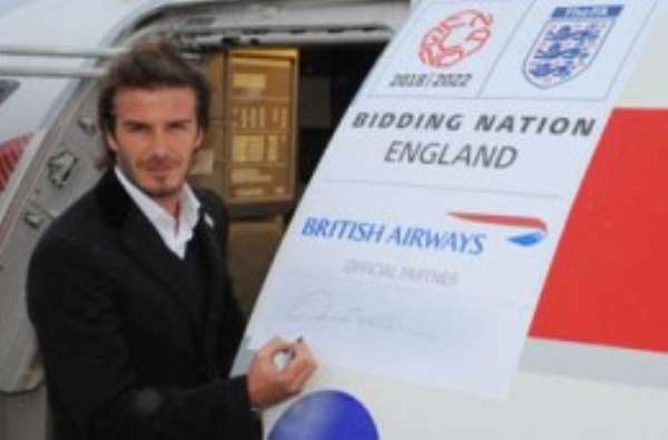 David Beckham was part of England's 2018 World Cup bid team