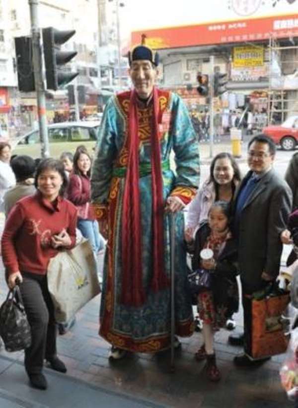 Bao Xishun is listed by the Guinness World Records as the world s tallest man.