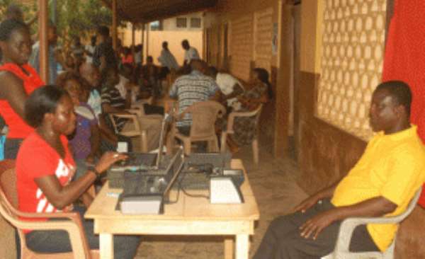 Eighteen Biometric Registration Machines In Tema Faulty