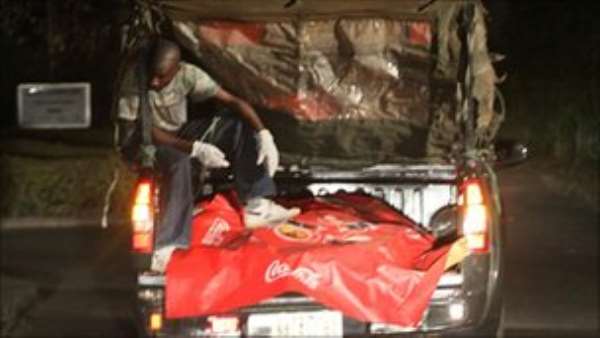 Victims of the explosion were taken to a morgue in the Nigerian capital