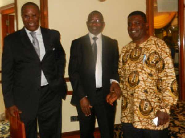 Dr Nortey K. Omaboe and Dr Kofi Mbiah