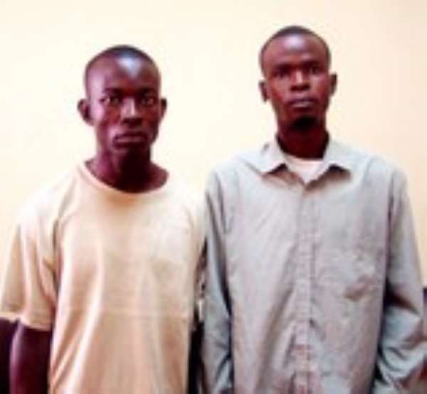 Timothy Osuolale (right) & Felix Edoburu