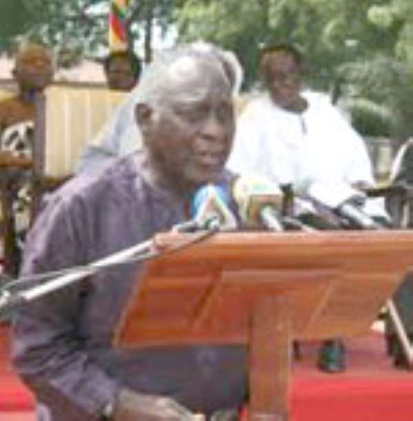 Professor Kofi Awoonor, Chairman of the Council of State