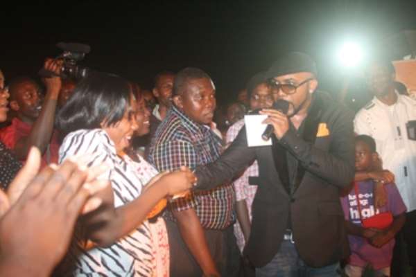 Celebrities Grace Maltina Relaunch as D'Banj, Banky W thrill fans