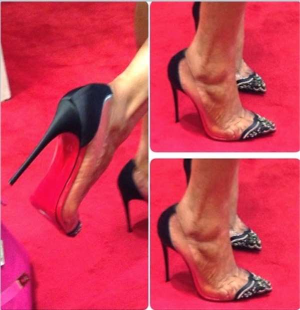 Photo: Is This Toke Makinwa’s Feet Or…?