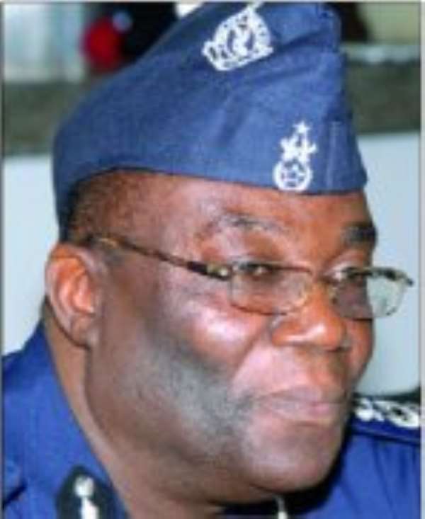 Inspector-General of Police, Mr Paul Tawiah Quaye - His men are accused of extortion.