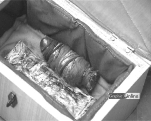 Man with suspected 'human flesh' arrested