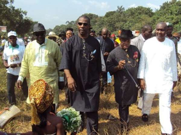 Hon Comm. of Social,Prince T. Princewill. Hon. Barr. Osima Ginah,(Host) & Hon. Magnus Abbe, SSG to RSG