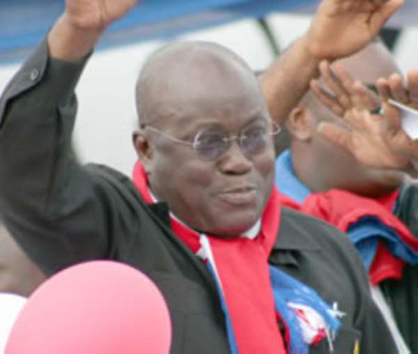 Nana Addo pleads NPP unity, damns critics, installs Bawumia in last sermon
