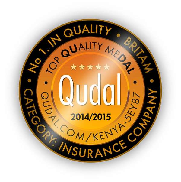 BRITAM Awarded The QUDAL - QUality meDAL, Named Best Insurance Company In Kenya