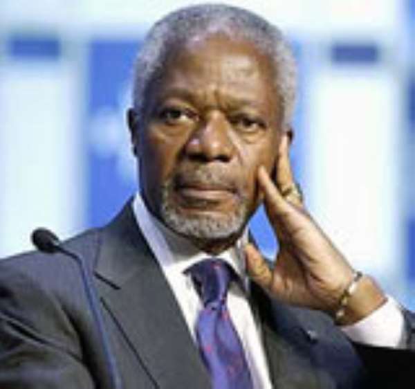 Kofi Annan delivers Golden Jubilee lecture