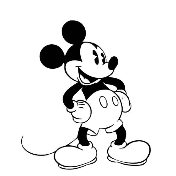 Mickey Mouse And His Cigarette