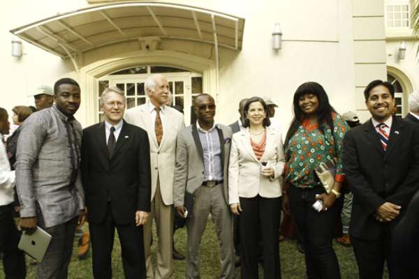 US embassy Abuja honoured Adaora Ukoh, Julius Agwu, Alex Mouth at the officially launching of 'my vote counts'