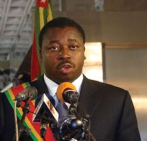 Provisional results give Faure Gnassingbe Victory with wide margin