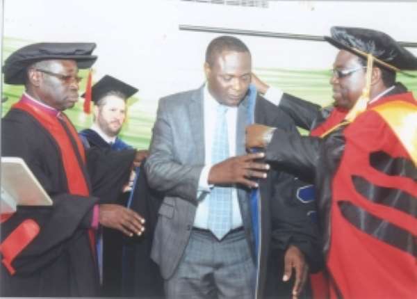 Apostle Oppong Ankomah awarded PhD