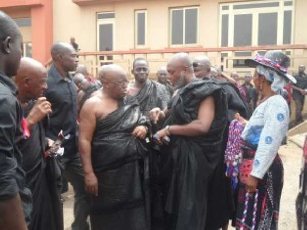 NANA ADDO CHARMS MOURNERS IN KUMASI