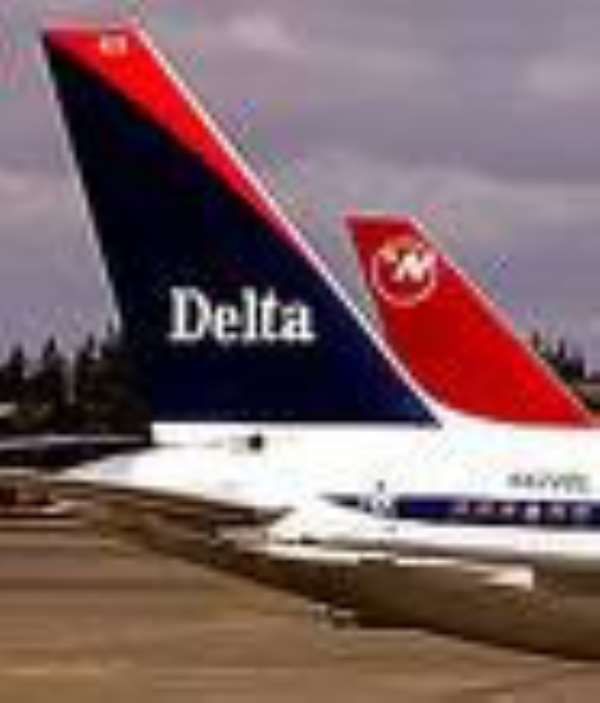 A Delta Airlines jet