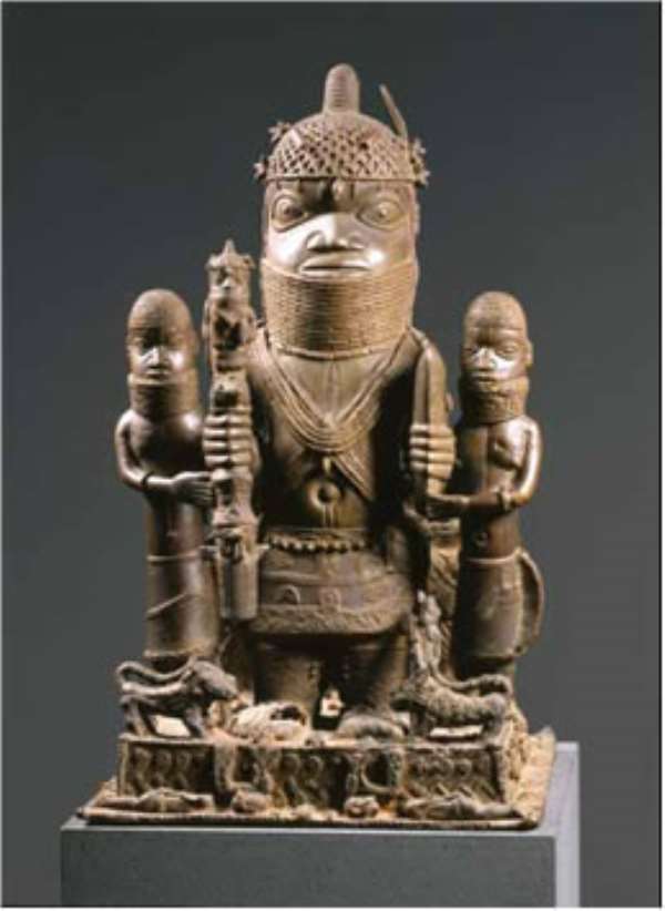 Altar group honouring Oba Akenzua I, Benin. Ethnologisches Museum, Berlin.