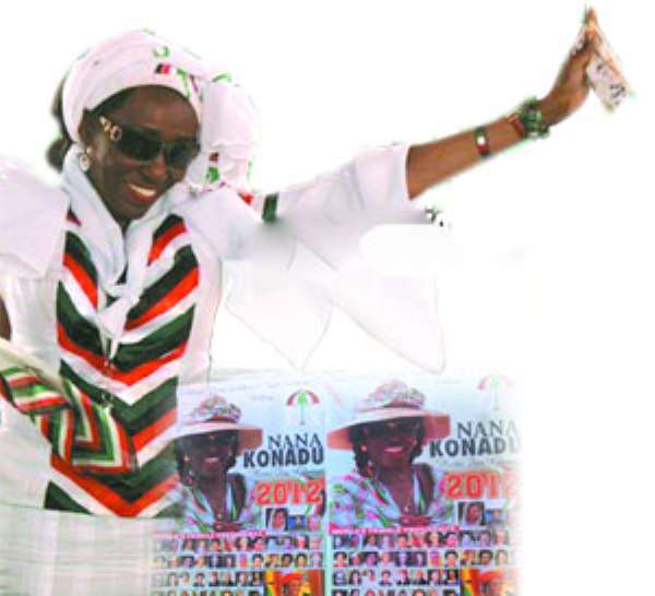 Nana konadu Agyeman Rawlings, & Nana Konadu for president posters