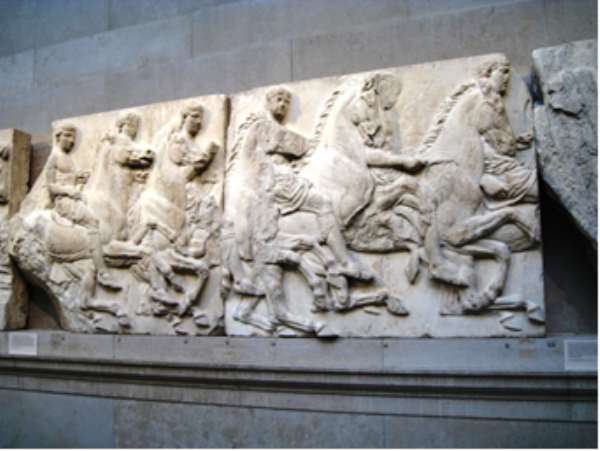 Parthenon Marbles, Greece, now in British Museum, London, United Kingdom.