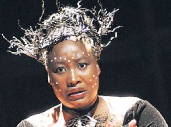 South African opera star Pauline Malefane is promoting theatre to help nation building