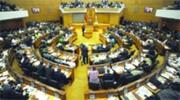 Parliament in session