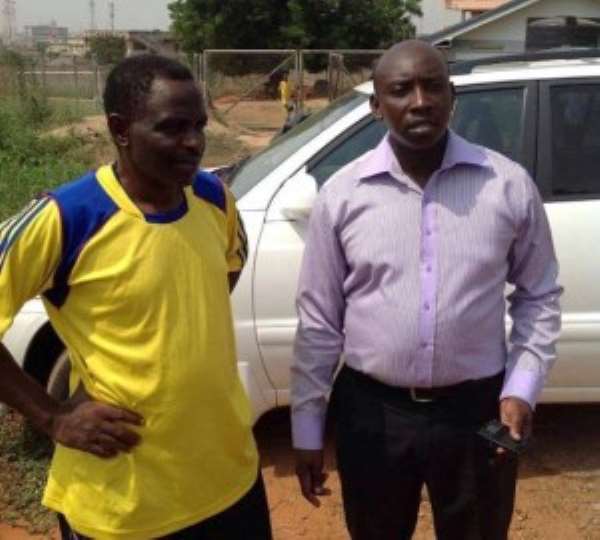 Mohammed Polo (left) and Neil Amstrong-Mortagbe.