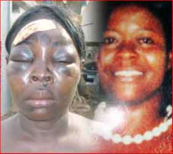 Comfort Bosso and Mama Sohefia (R)