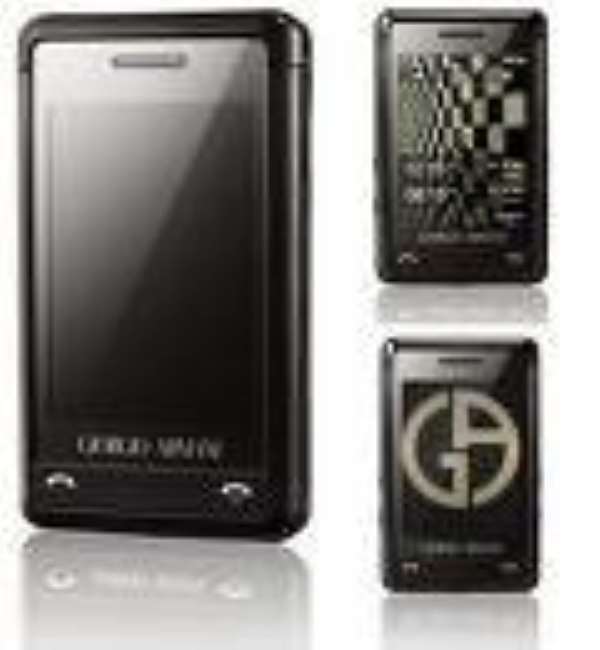 Giorgio Armani extends designer touch to phones