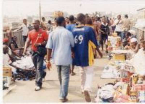 Traders Take Over Footbridge