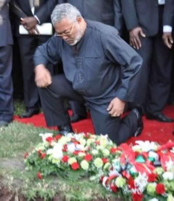 Former President Jerry John Rawlings