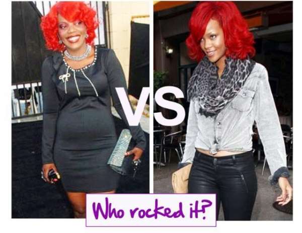 Empress Njamah vs Rihanna | Battle of the Red Heads