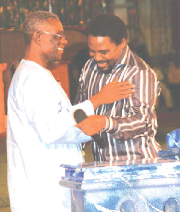 T. B. Joshual & Prof. John Atta Mills