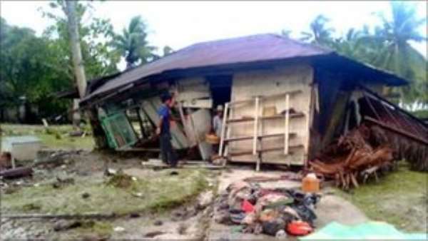 Survivors have been moved into temporary shelters