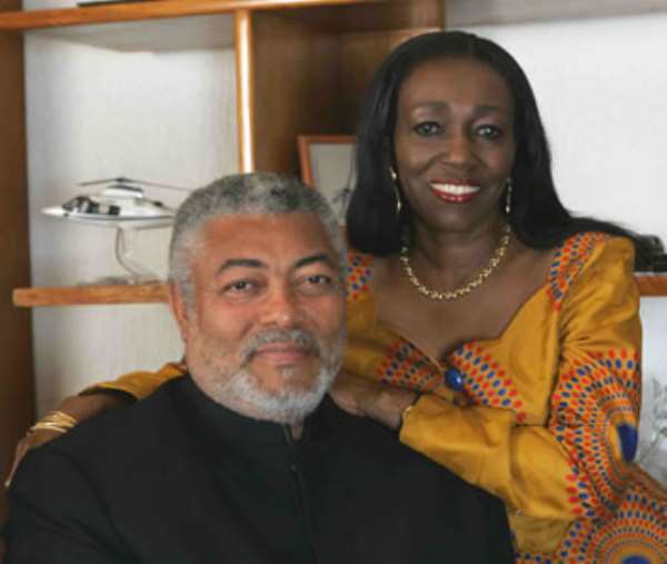 Rawlings and Nana Konadu call for renewal of faith at Easter
