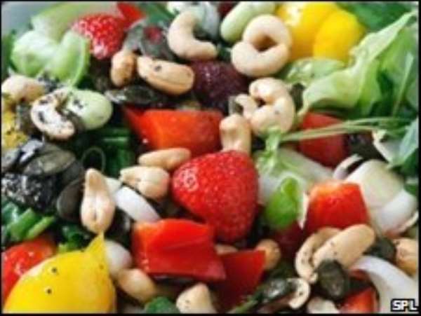 Eat healthy to reduce high blood pressure